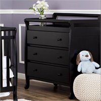 Dream On Me Marcus Changing Table And, Dream On Me Marcus Changing Table And Dresser Black