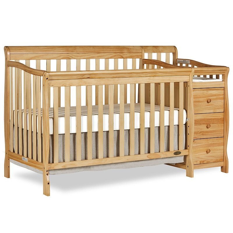 dream on me niko 5 in 1 convertible crib with changer