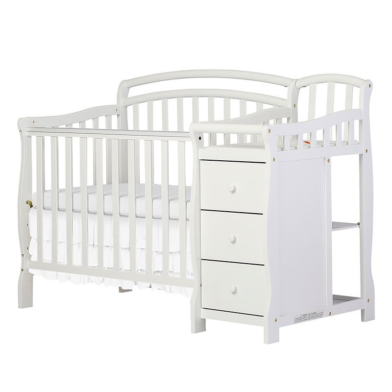 4 in 1 crib with changing table