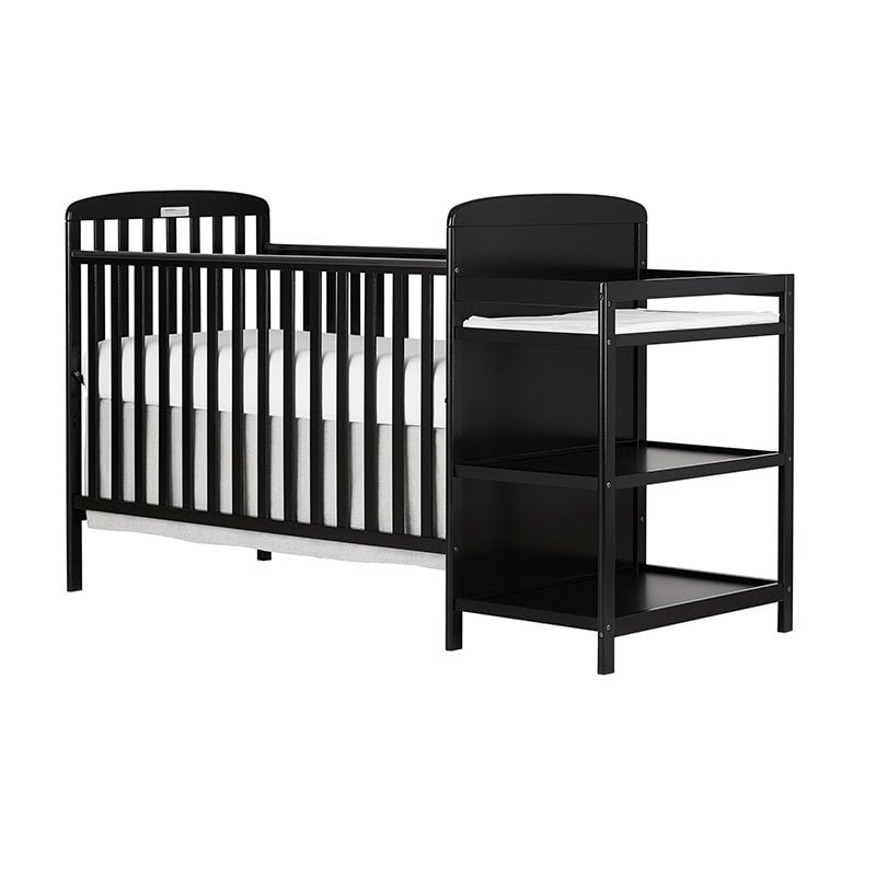 black changing table
