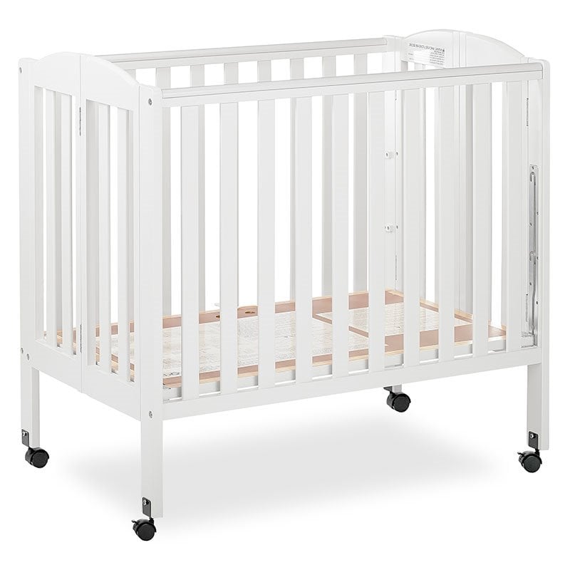 Dream On Me 3-in-1 Folding Portable Crib in White - 683-W