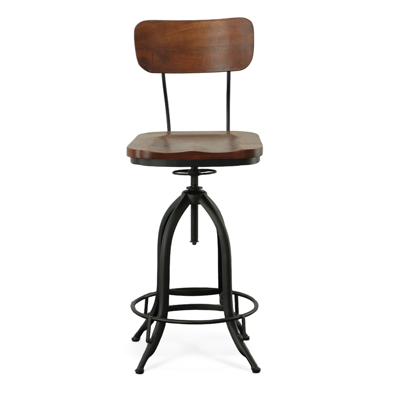 Carolina Classics Maris Adjustable Bar Stool