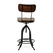 Carolina Classics Maris Adjustable Bar Stool