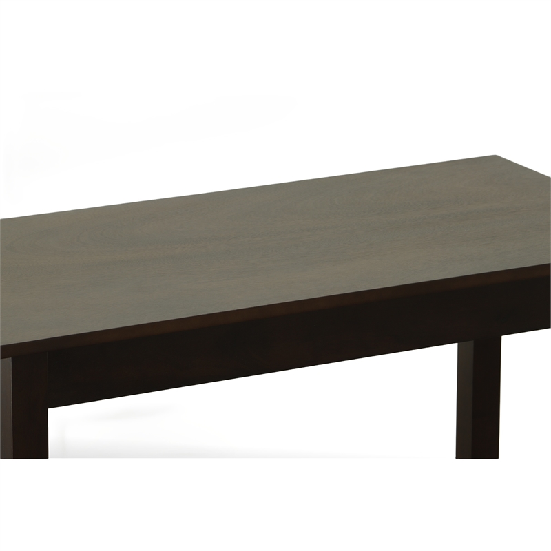 Carolina Classics Noah Pub Bar Table in Espresso