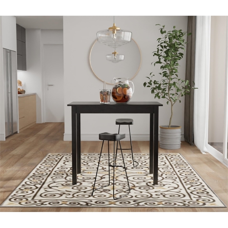 Carolina Classics Noah Pub Bar Table in Walnut