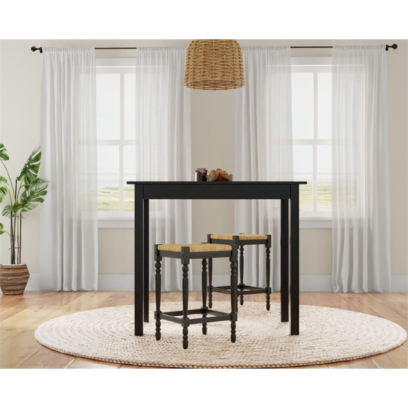 Carolina Classics Noah Pub Bar Table in Walnut