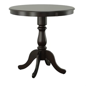 Carolina Classics Portland 36&quot Round Pedestal Bar Table in Espresso