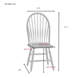 Carolina Classics Winslow Windsor Chair in Antique Black