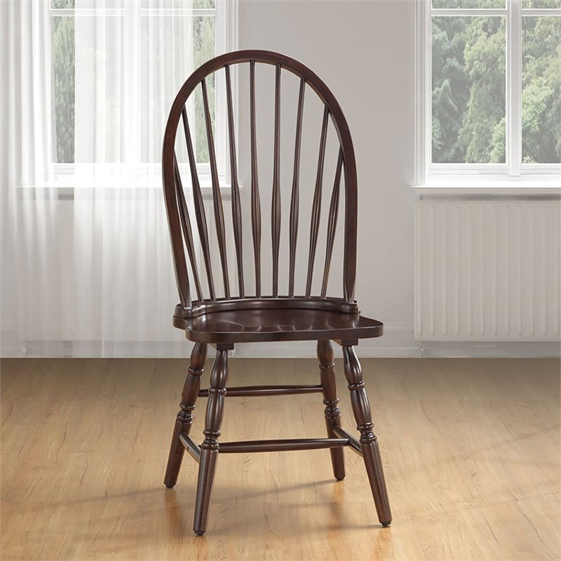 Carolina Classics Winslow Windsor Chair in Espresso