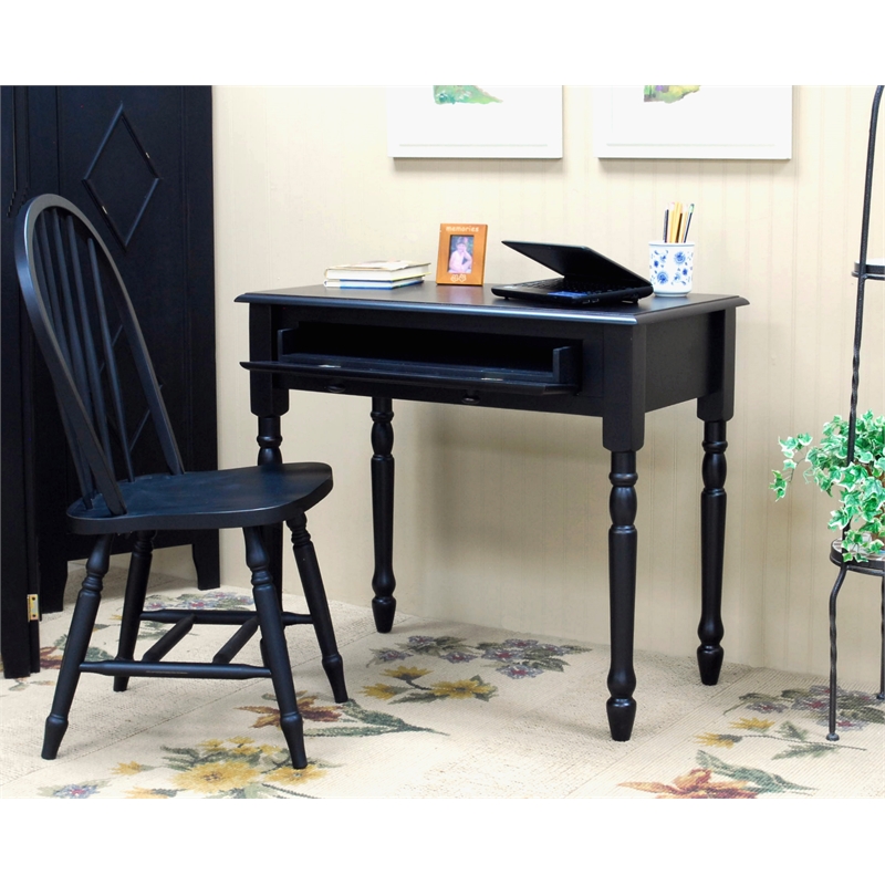 Carolina Classics Finley Writing Desk in Antique Black