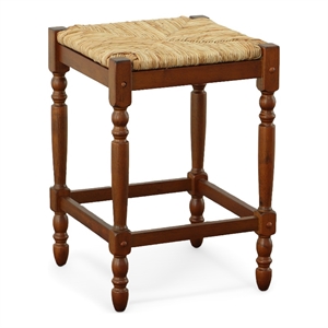 Carolina Classics Austin 24&quot Counter Stool in Chestnut