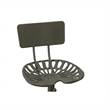 Carolina Classics August Adjustable Bar Stool in Gray