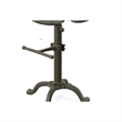 Carolina Classics August Adjustable Bar Stool in Gray