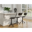 Carolina Classics August Adjustable Bar Stool in Gray