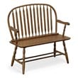Carolina Classics Windsor Living Room Bench in American Oak