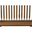 Carolina Classics Windsor Living Room Bench in American Oak