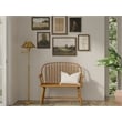 Carolina Classics Windsor Living Room Bench in American Oak