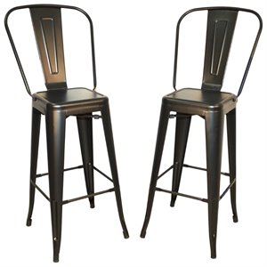 adeline 30 inch barstool rustic pewter
