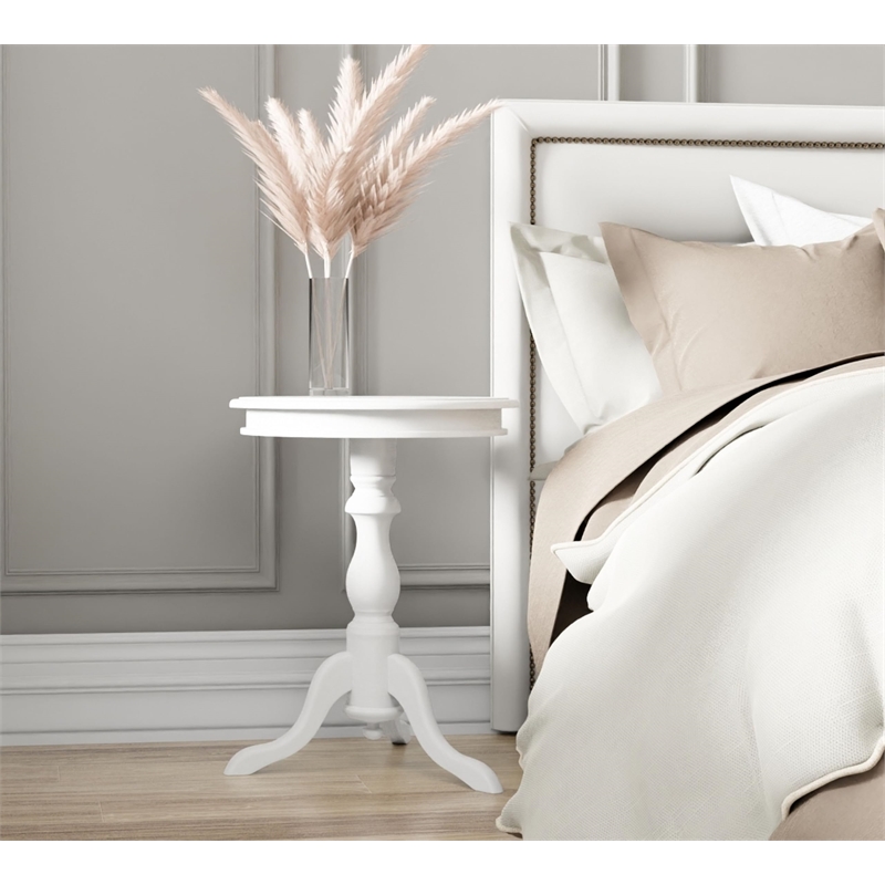 Carolina Classics Gilda Side Table in Antique Ivory