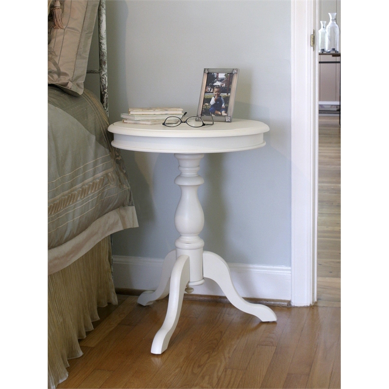 Carolina Classics Gilda Side Table in Antique Ivory