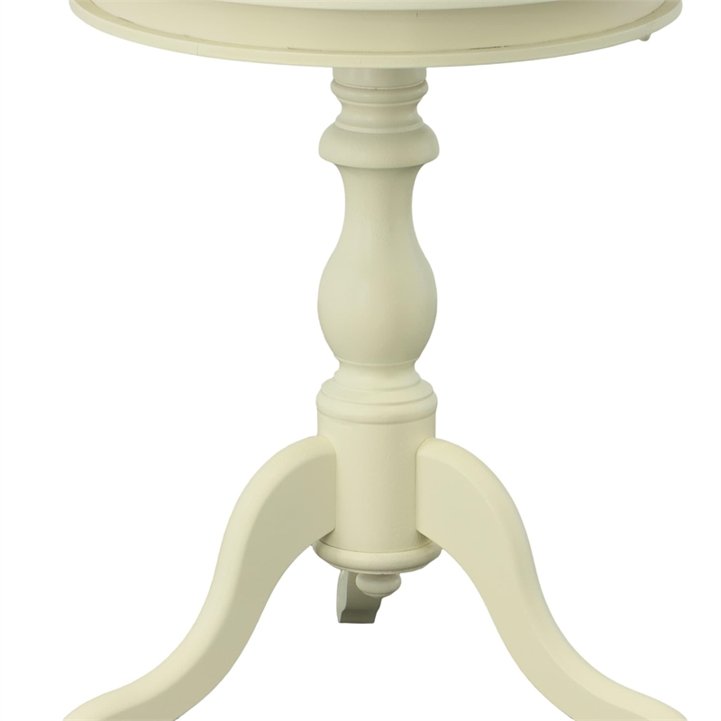 Carolina Classics Gilda Side Table in Antique Ivory