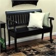 Carolina Classics Veranda Storage Bench Antique Black