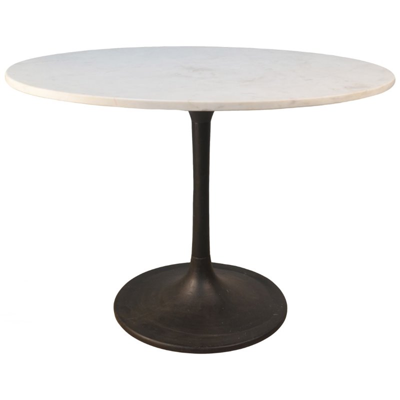 Ina Classics Enzo 40 Round Marble, 40 Round Pedestal Table