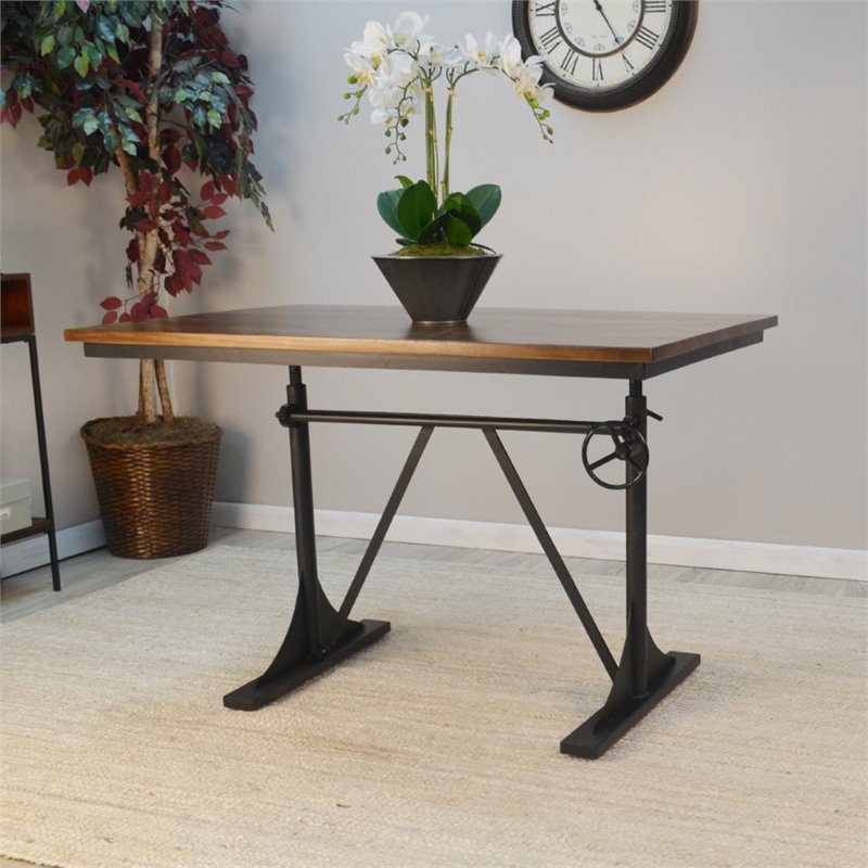 Carolina Classics Brio Adjustable Table Elm/Black