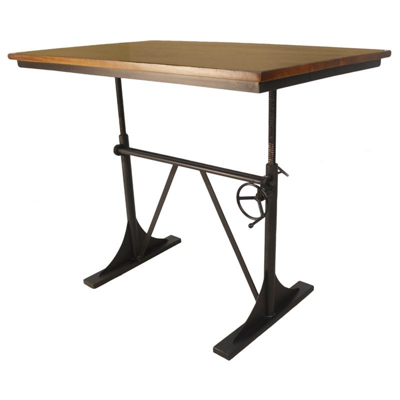 Carolina Classics Brio Adjustable Table Elm/Black