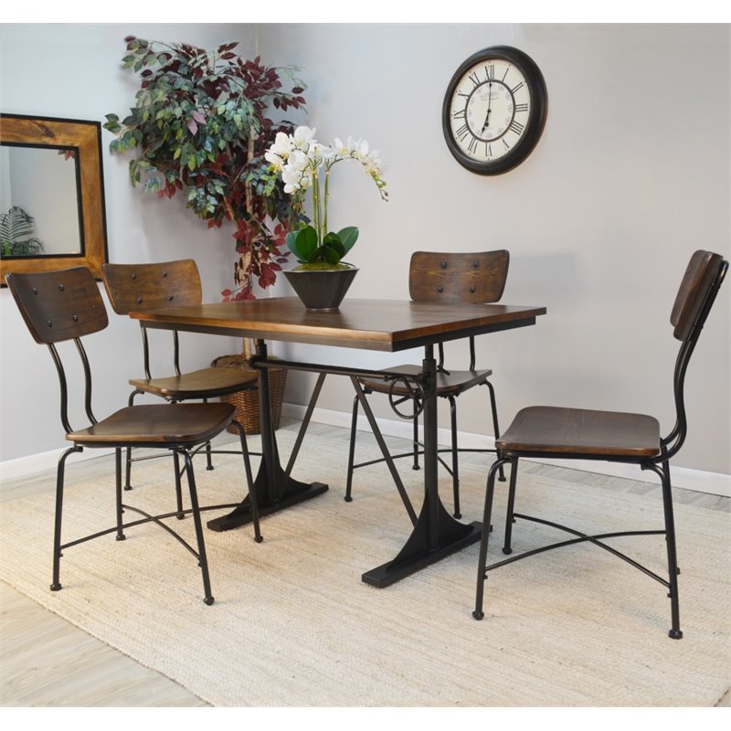Carolina Classics Brio Adjustable Table Elm/Black