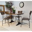 Carolina Classics Brio Adjustable Table Elm/Black