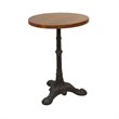 Carolina Classics Brera Accent Table in Chestnut and Black