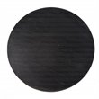 Carolina Classics Piuma Marble Top Accent Table in Black and Industrial