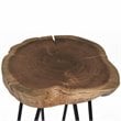 Carolina Classics Seti Live Edge Accent Table Top in Black