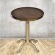 Carolina Classics Elettra Adjustable Vintage Table in Elm and Gold