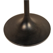 Carolina Classics Alden Wood Top 36 In Round Dining Table in Elm and Black
