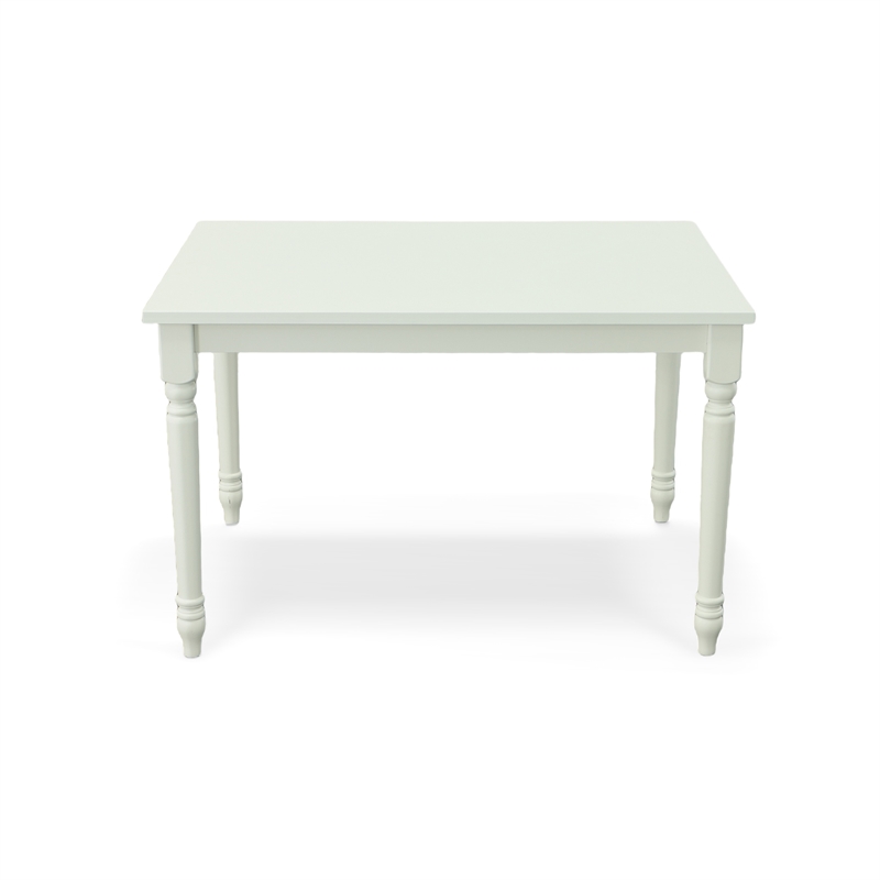 Carolina Classics Draven Farmhouse Wood Dining Table in White