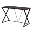 Carolina Classics Kendall Metal Computer Desk in Elm and Black