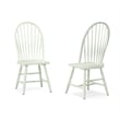 Carolina Classics Windsor Wood Dining Chair in Pure White