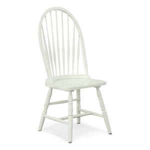 Carolina Classics Windsor Wood Dining Chair in Pure White