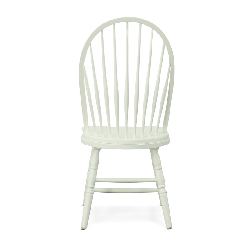 Carolina Classics Windsor Wood Dining Chair in Pure White