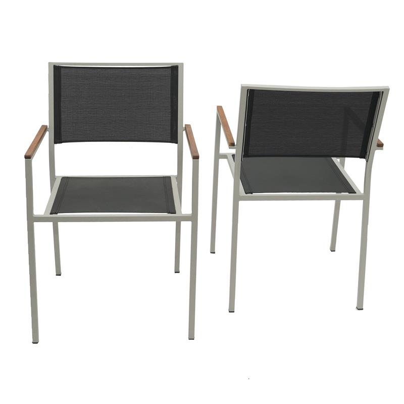 Carolina Classics Braylee Patio Chair in Black (Set of 2)