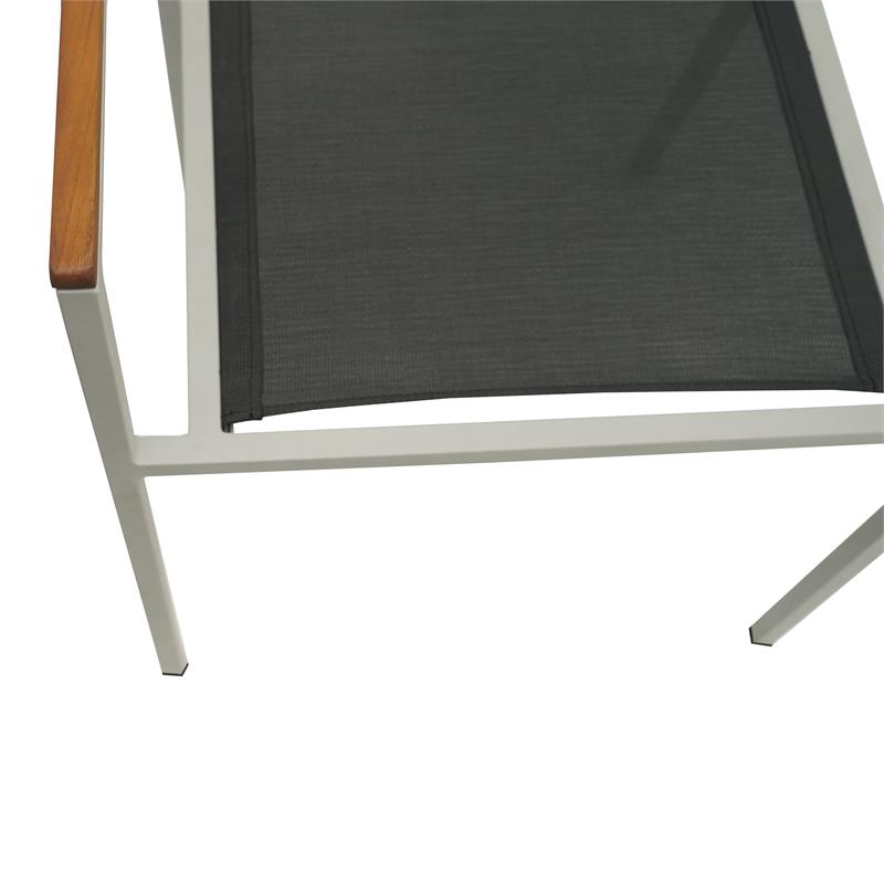 Carolina Classics Braylee Patio Chair in Black (Set of 2)