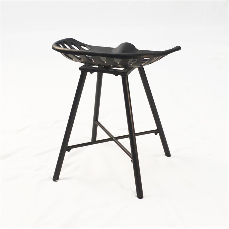 Carolina Classics Jace Tractor Seat Fireside Bench in Black