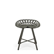 Carolina Classics Jace Tractor Seat Fireside Bench in Industrial Gray