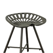 Carolina Classics Jace Tractor Seat Fireside Bench in Industrial Gray