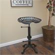 Carolina Classics Adjustable Tractor Seat Stool in Black