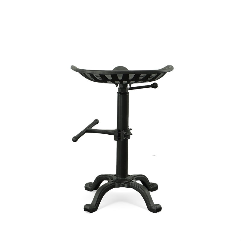 Carolina Classics Adjustable Tractor Seat Stool in Black