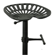 Carolina Classics Adjustable Tractor Seat Stool in Black