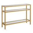 Carolina Classics Chrysalis 3 Tier Gold Console in Gold